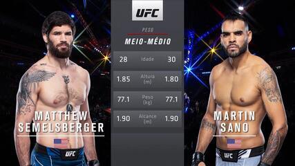 UFC 266 - Matthew Semelsberger x Martin Sano