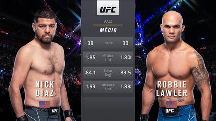 UFC 266 - Nick Diaz x Robbie Lawler