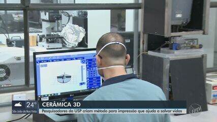 Tecnologia mais barata de impressão 3D em cerâmica é desenvolvida na USP de São Carlos