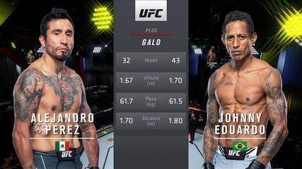 UFC Marreta x Walker - Alejandro Perez x Johnny Eduardo