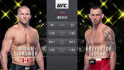 UFC Marreta x Walker - Misha Cirkunov x Krzysztof Jotko