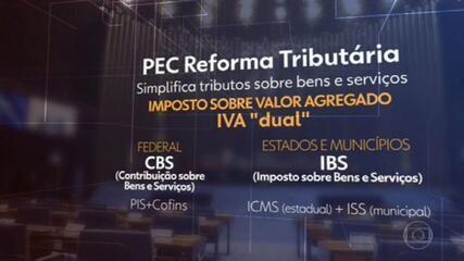 Relator da PEC da Reforma Tributária, senador Roberto Rocha (PSDB-MA) apresenta parecer sobre o texto