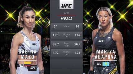 UFC Dern x Rodriguez - Sabina Mazo x Mariya Agapova