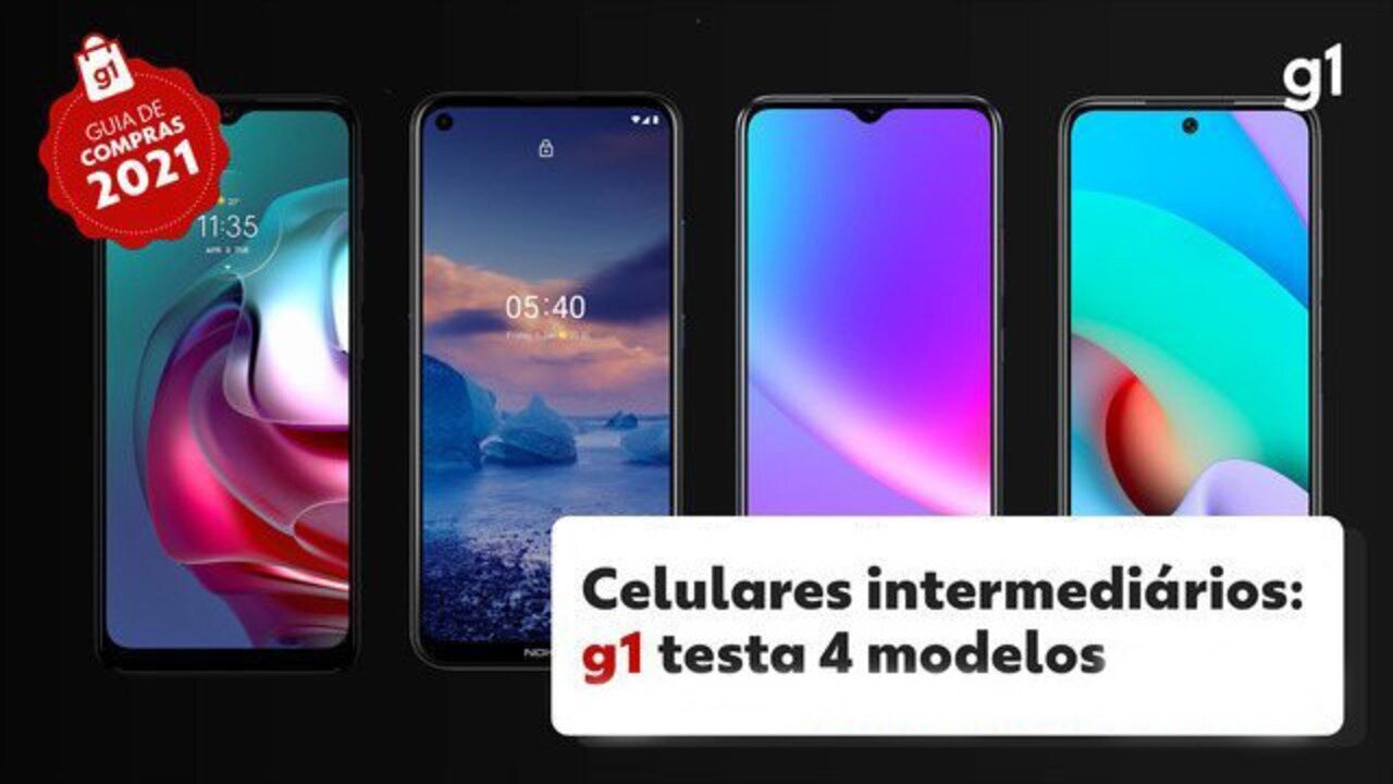 Celulares intermediários: g1 testa quatro modelos