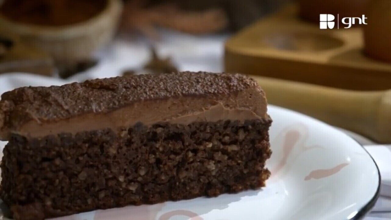 Torta fudge de chocolate da Paola Carosella