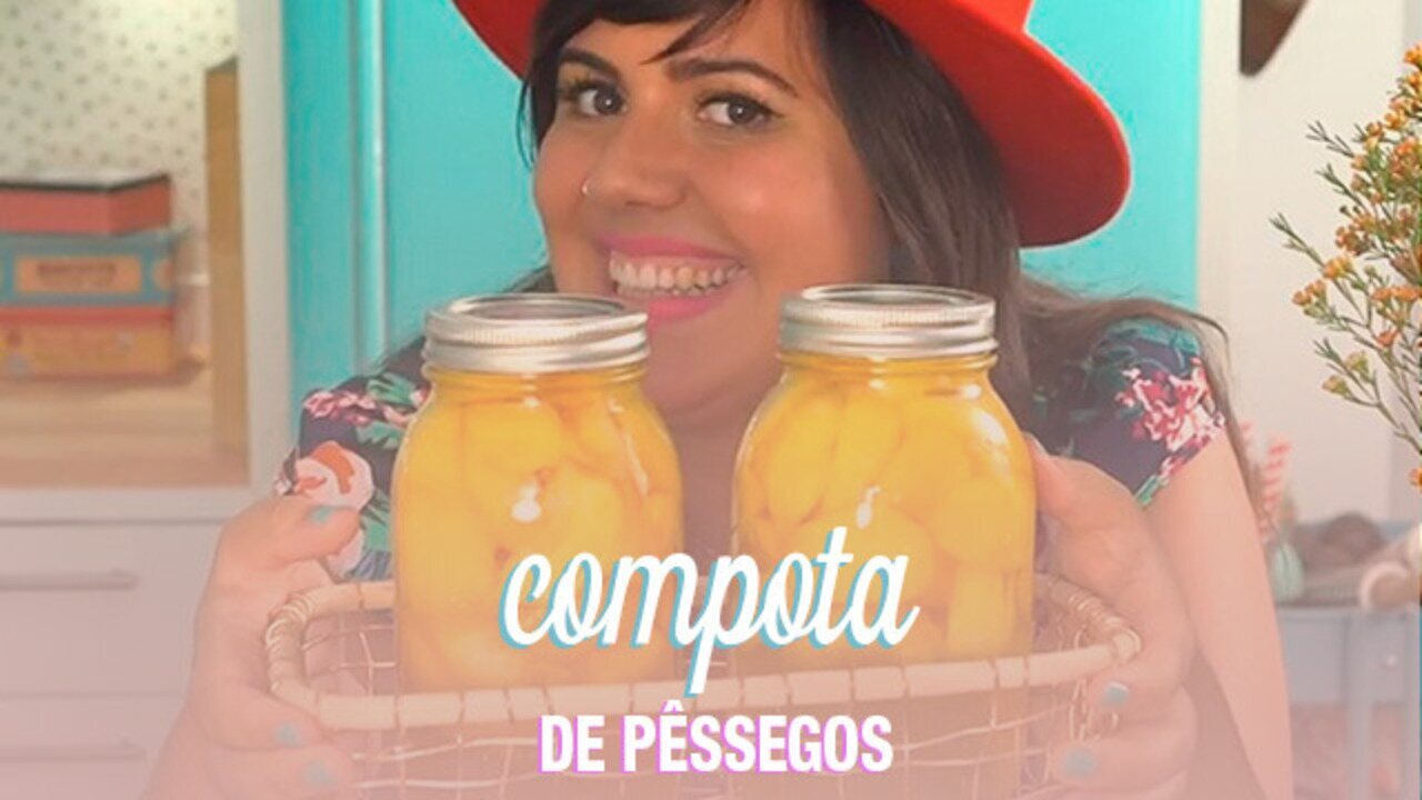 Compota de pêssegos