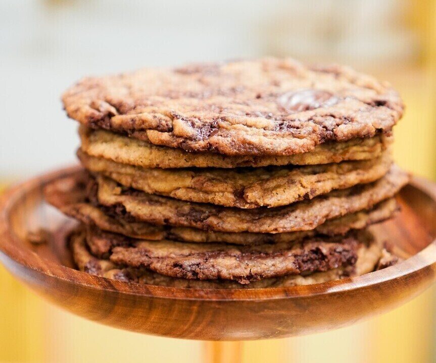 Biscoitão de chocolate derretido