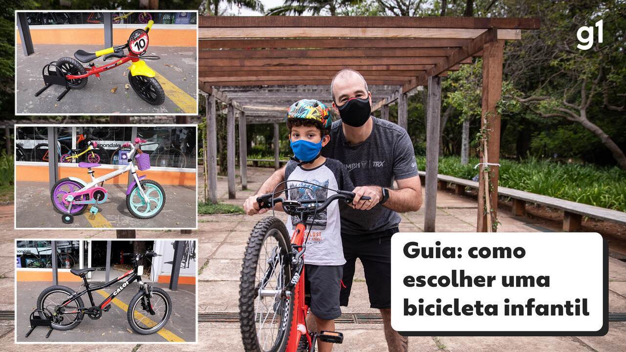 Saiba como escolher a bicicleta para a criança