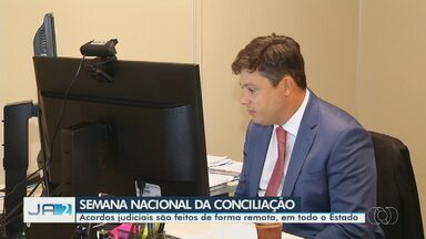 Semana Nacional de Conciliação começa nesta segunda-feira - Acordos judiciais são feitos de forma remota, em todo o Estado.