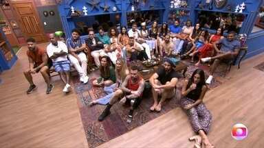 Programa de 16/01/2024 - Vamos conhecer o terceiro eliminado da casa. Botão misterioso apareceu no BBB 24. Vamos ouvir os emparedados. Vanessa, Wanessa e Yasmin levaram um choque de realidade. Big Treta: Luis Miranda comenta a semana do BBB 24. Vamos ver com foi a estreia do Cine BBB.