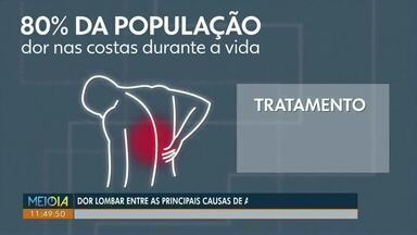 Dor na lombar está entre as principais causa de afastamento do trabalho - Especialistas afirmam que atividade física regular pode ajudar na prevenção