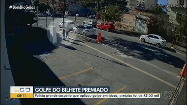 Homem é preso suspeito de aplicar golpe do bilhete premiado - Última vítima foi uma senhora de 75 anos.