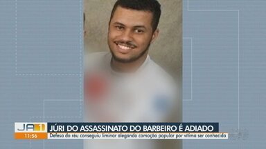 Justiça decide suspender o julgamento do acusado de matar barbeiro, em Jataí - Defesa do réu conseguiu liminar alegando comoção popular por vítima ser conhecida.