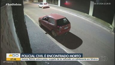 Policial preso suspeito de matar adolescente é encontrado morto - Josimar Batista estava preso, suspeito de ter asfixiado um adolescente em Silvânia.