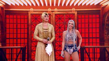 Programa de 29/09/2024 - O Domingão desse domingo trouxe de volta o 'Lata Velha' e o 'Acredite Em Quem Quiser'. E ainda uma emocionante batalha entre Alice Wegmann e Silvero Pereira na 'Batalha do Lip Sync'.