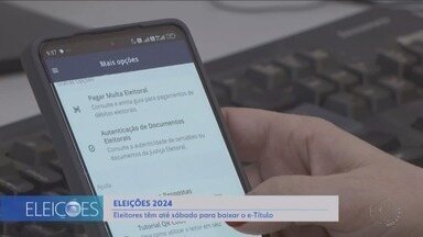 Eleitores têm até este sábado (5) para baixar o e-Título; veja como fazer - Versão digital do título de eleitor não é emitida no dia da eleição. Mesmo sem o aplicativo, é possível votar usando outros documentos com foto como RG e CNH.