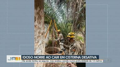 Idoso morre ao cair em cisterna desativada, em Corumbaíba - Vítima ainda tentou se segurar, mas acabou caindo e uma profundidade de 13 metros.