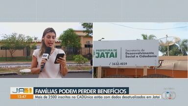 Mais de 2500 inscritos no CadÚnico estão com dados desatualizados em Jataí - Famílias podem prder benefícios do Bolsa Família.