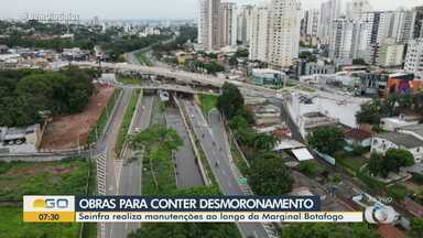 Após desmoronamentos, Seinfra inicia obras em Goiânia - Secretária informa que manutenções ocorrem por vários bairros da cidade.