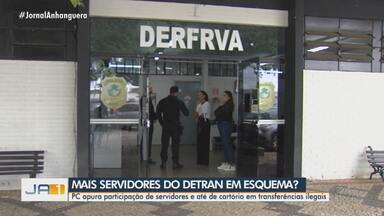 Investigação contra fraudes no Detran aponta para possível envolvimento de servidores - Cartório pode estar ligado ao esquema de falsificação de transferências.