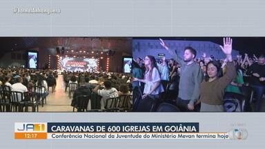 Conferência Nacional da Juventude do Ministério Mevam termina neste sábado - Caravanas de 600 igrejas estão em Goiânia