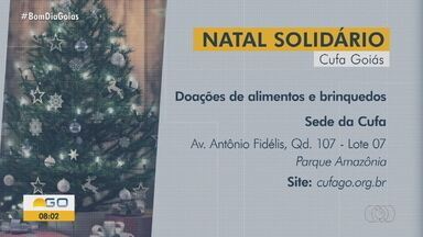 Natal Solidário da Cufa Goiás arrecada brinquedos e alimentos - Doações podem ser feitas na sede da organização em Goiânia.