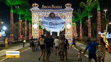 Luzes de Natal decoram a cidade de Aracaju - Luzes de Natal decoram a cidade de Aracaju