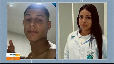 Imagens mostram acidente fatal de casal no Muçumagro, João Pessoa - Nas imagens Guilherme e Ana Luísa, fugiam da polícia e em seguida batem com a moto em um poste.