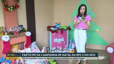 Participe da campanha de Natal da RPC e do Sesc em todo o estado - Doe brinquedos novos ou usados em bom estado em todo Paraná.