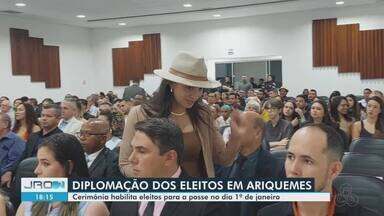 TRE-RO realiza a diplomação dos eleitos em Ariquemes - Confira os detalhes.