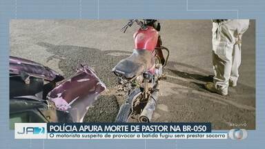 Polícia apura morte de pastor na BR-050, em Catalão - O motorista suspeito de provocar a batida fugiu sem prestar socorro.