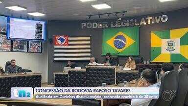 Audiência pública discute concessão da rodovia Raposo Tavares em Ourinhos - Uma audiência pública para discutir a concessão de trecho da Rodovia Raposo Tavares (SP-270), foi realizada nesta segunda-feira (16), em Ourinhos (SP).