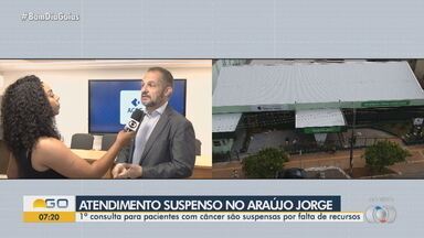 Atendimento para pacientes com câncer é suspenso no Araújo Jorge - 1ª consulta para pacientes com câncer são suspensas por falta de recursos.