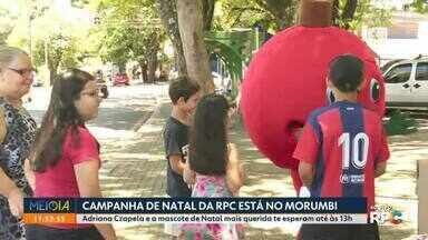 Campanha de natal da RPC esteve no bairro Morumbi - As doações podem ser feitas até o dia 21 deste mês.