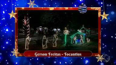 Luzes da Esperança: veja como está a decoração de Natal em Tocantins - Fotos podem ser enviadas para o WhatsApp da TV Integração, o (32) 99925-0053.