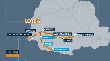 Leilão de concessão do lote 6 das rodovias do Paraná será amanhã - BR-277 é o destaque deste lote. Rodovias do sudoeste também estão no pacote.