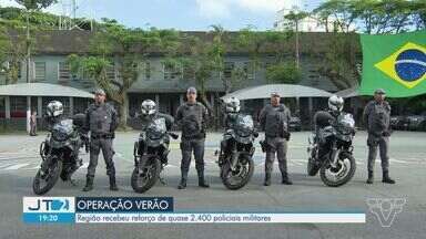 Operação Verão é realizada na Baixada Santista e Vale do Ribeira, SP - Região recebeu um reforço de quase 2.400 policiais militares.