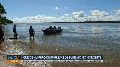 Número de empresas de turismo cresce no noroeste - Empresas do ramo da gastronomia e agências de viagens lideram os cadastros.