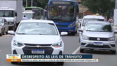 ES é o 3º estado do país com mais infrações - Assista a seguir.