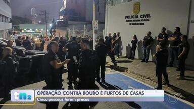 Polícia Civil de Avaré prende quadrilha especializada em roubos e furtos a residências - A Polícia Civil de Avaré (SP) prendeu cinco suspeitos de fazerem parte de uma quadrilha especializada em roubos e furtos a residências de alto padrão e receptação de bens. A operação deflagrada nesta quinta-feira (19), coordenada pela Delegacia de Investigações Gerais (DIG), foi batizada de “Green Gold”.