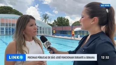 Piscinas públicas de São José dos Campos funcionam durante a semana - Veja o vídeo exibido no Link Vanguarda.