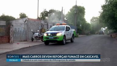 Aplicação do fumacê deve ser reforçada em Cascavel - Cascavel é a cidade com mais casos de Chikungunya no Paraná.