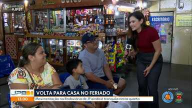 Confira a movimentação na Rodoviária de João Pessoa - Amy Nascimento está na Rodoviária de João Pessoa e nos mostra a volta para casa no feriado.