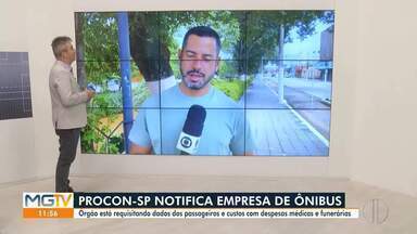 Procon notifica ENTRAM para comprovar regularidade de ônibus - São os desdobramentos da tragédia que matou 39 pessoas na BR-116, em Teófilo Otoni.