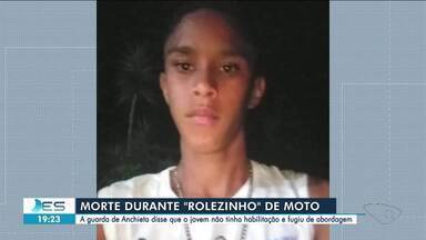 Jovem de moto e sem CNH morre durante 'rolezinho de Natal' no ES - Veja a seguir.