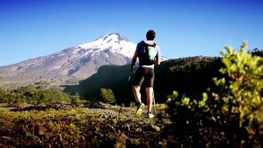 Clayton Conservani acompanha Roman Romancini em uma prova de 100km pelos Andes - Repórter acompanhou a primeira prova de Roman antes do desafio de escalar o Everest.