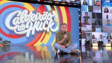 Programa de 28/08/2021 - Programa de auditório de Luciano Huck, com quadros como ‘Mandando Bem’, 'Olha a Minha Banda’, ‘Lar Doce Lar’, ‘Lata Velha’ e ‘Agora ou Nunca 5 Estrelas’.