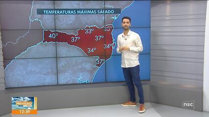 Calor segue em Santa Catarina; confira previsão do tempo