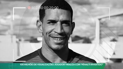 100 milhões de visualizações: jogador viraliza com "pênalti invertido"