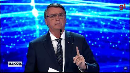 Bolsonaro ataca jornalista durante debate de presidenciáveis